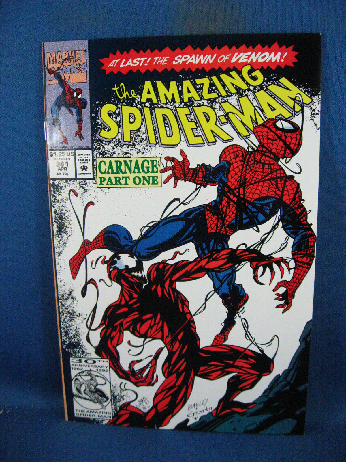 Amazing Spiderman 361 VF First Carnage 1992 | Comic Books - Modern Age,  Marvel / HipComic