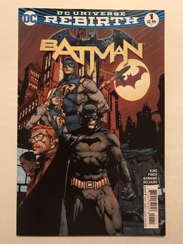 Batman Rebirth 1 Near Mint King Finch 1st Gotham And Gotham Girl