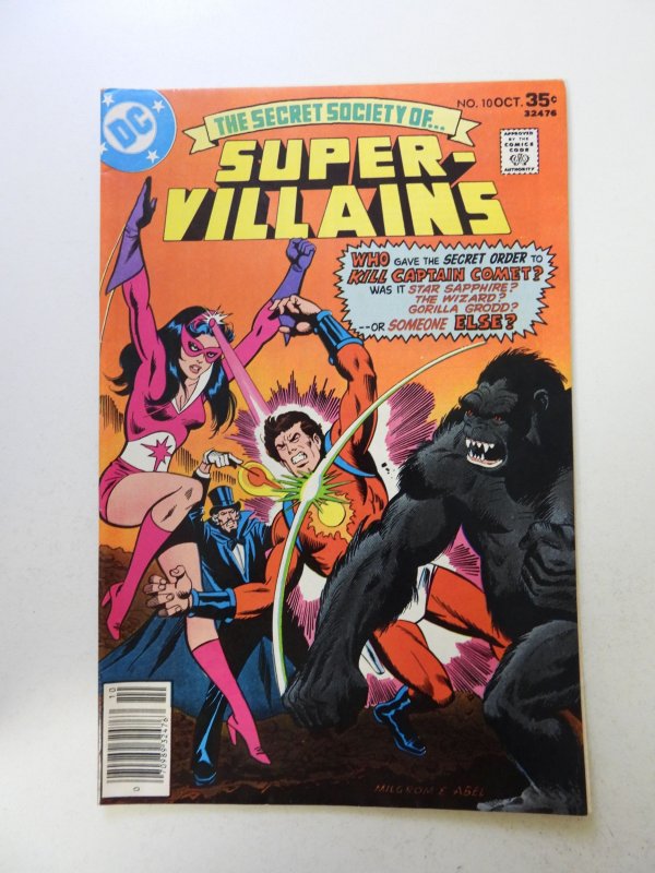 Secret Society of Super-Villains #10 (1977) FN/VF condition