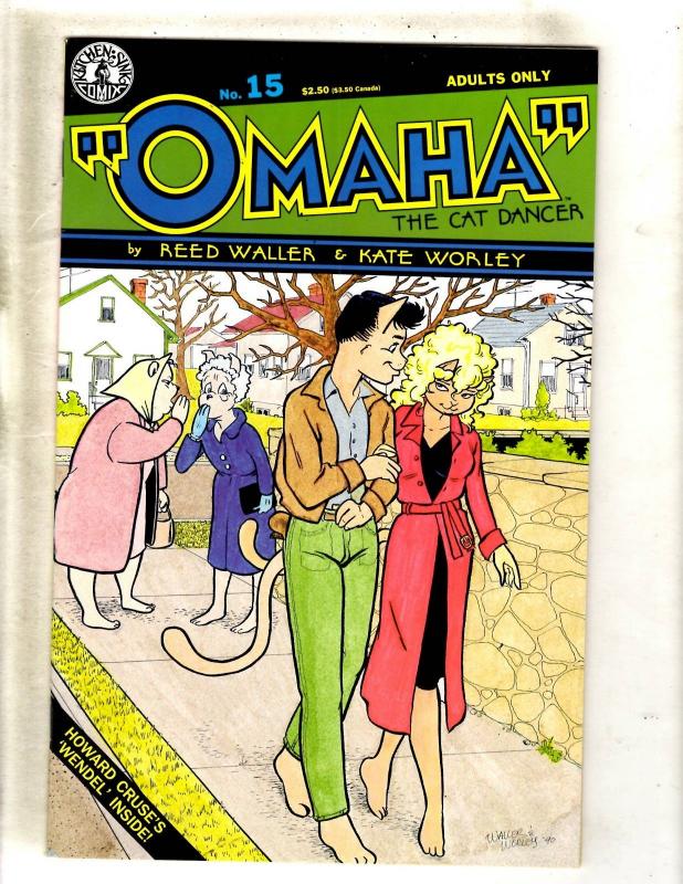 Lot Of 10 Omaha Kitchen Sink Comic Books # 9 10 11 12 13 14 15 16 17 18 JF1