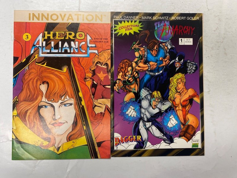 5 FIRST comic books American Flagg Hero Alliance Anarchy Richie Rich 41 KM38