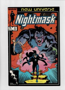 Nightmask #6 (1987)  Another Fat Mouse Almost Free Cheese 3rd Menu Item