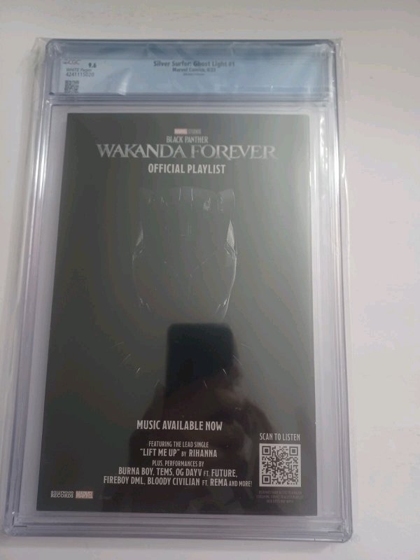 Silver Surfer Ghost Light #1 Planet of Apes Variant - 2023 - CGC 9.6