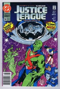 Justice League America #50 ORIGINAL Vintage 1991 DC Comics