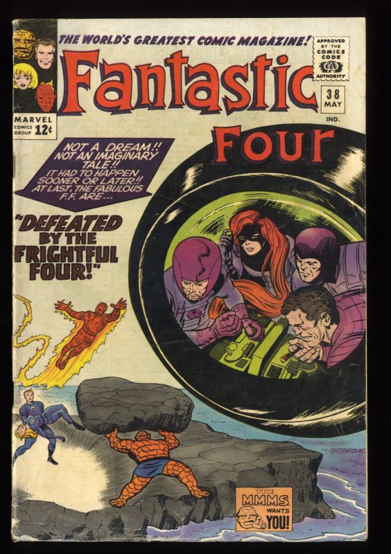 Fantastic Four #38 VG+ 4.5