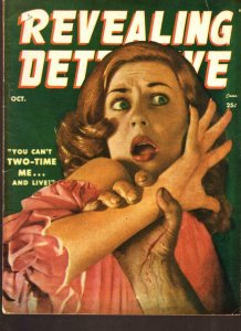 Revealing Detective Magazine October 1947- Terror cover