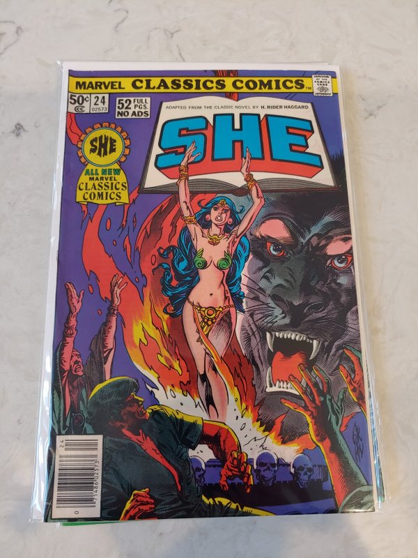 Marvel Classics Comics #24 SHE (1977)