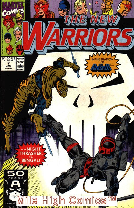 NEW WARRIORS (1990 Series)  (MARVEL) #7 Very Good Comics Book