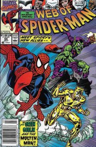 Web of Spider-Man, The #66 (Newsstand) FN ; Marvel | Green Goblin