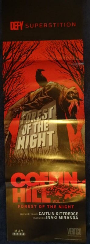 COFFIN HILL FOREST OF THE NIGHT Promo Poster, 11 x 34, 2014, VERTIGO Unused more