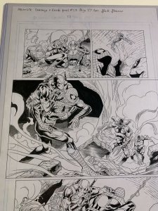 Absolute CARNAGE Deadpool 3 Pg 17 Jack Jadson Spider-man 1/2 Splash Original Art