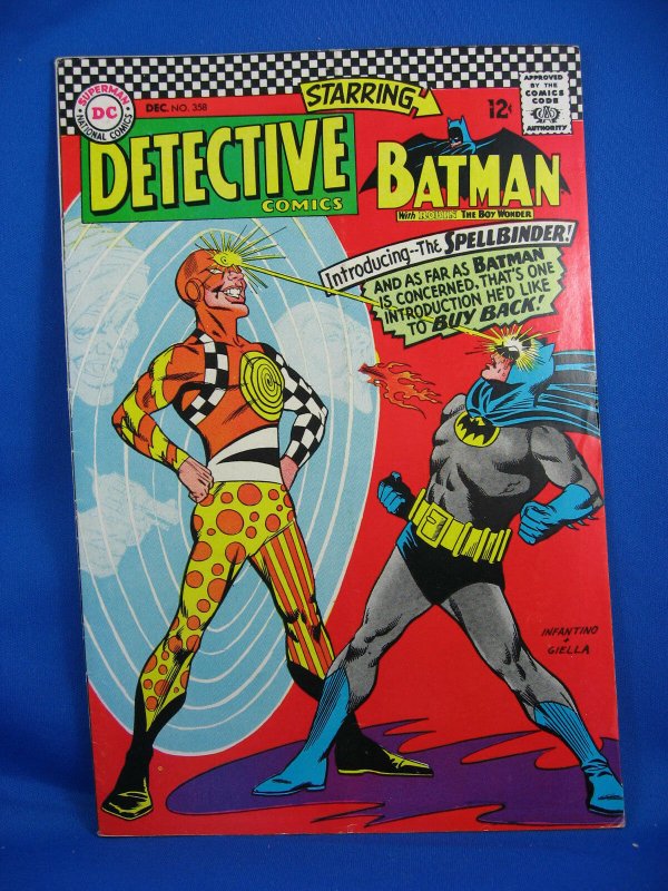 DETECTIVE COMCS BATMAN 358 VF SPELLBINDER 1966