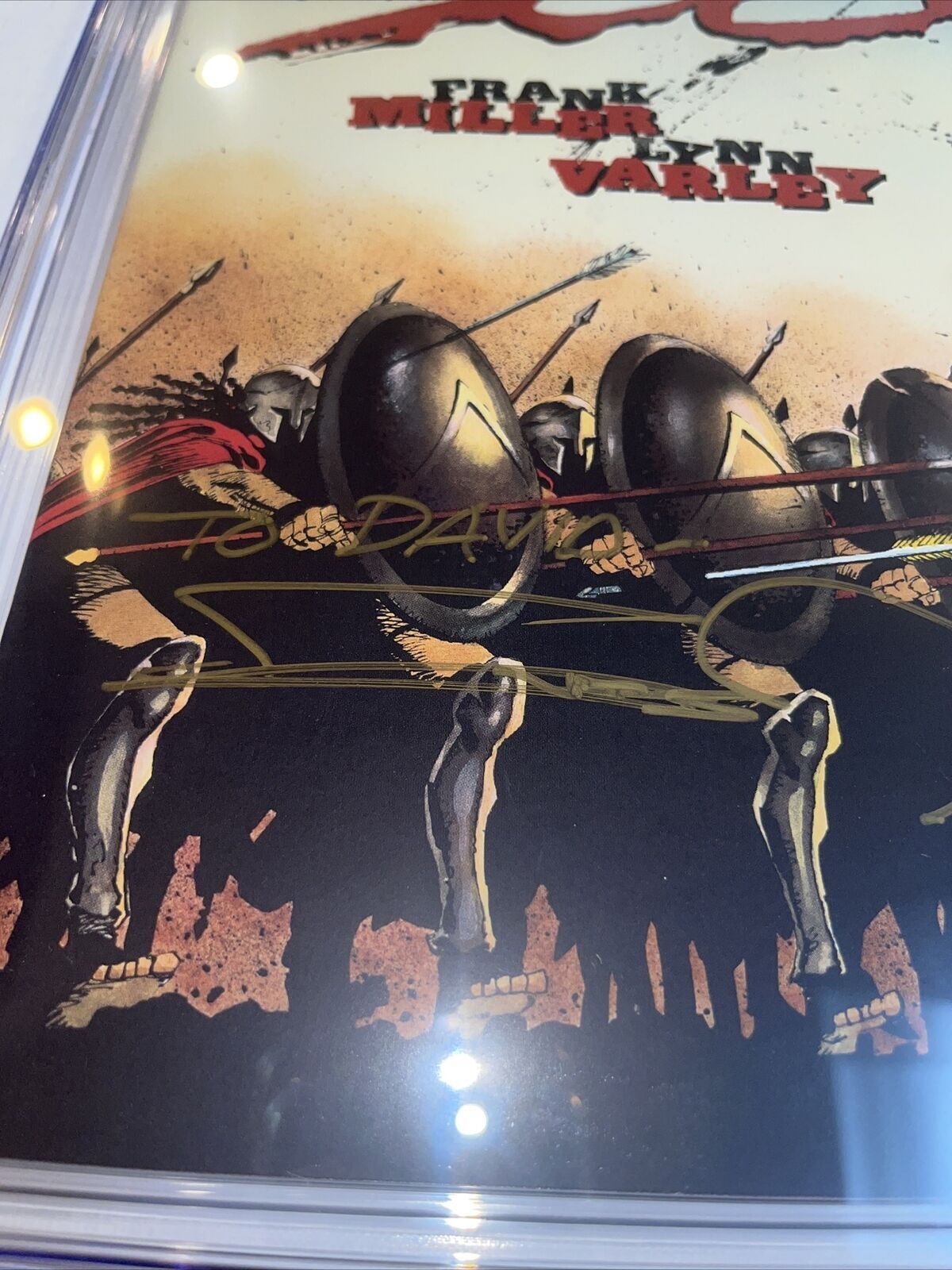 300 (1998) # 1 (CGC 9.8 SS WP) Signed Frank Miller * Witting \, image size:1200x1600