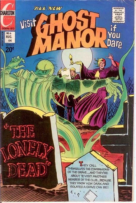 GHOST MANOR (1971-1984) 6 F+ August 1972 COMICS BOOK