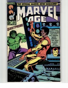 Marvel Age #18 (1984) Iron Man