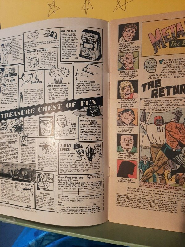 METAMORPHO #13.DC COMICS SILVER AGE.SEE PICS.