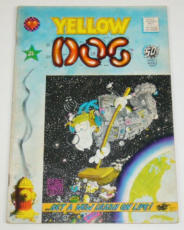 Yellow Dog #21 VG (1st) george metzger - JUSTIN GREEN print mint underground