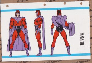 Official Handbook of the Marvel Universe Sheet- Magneto