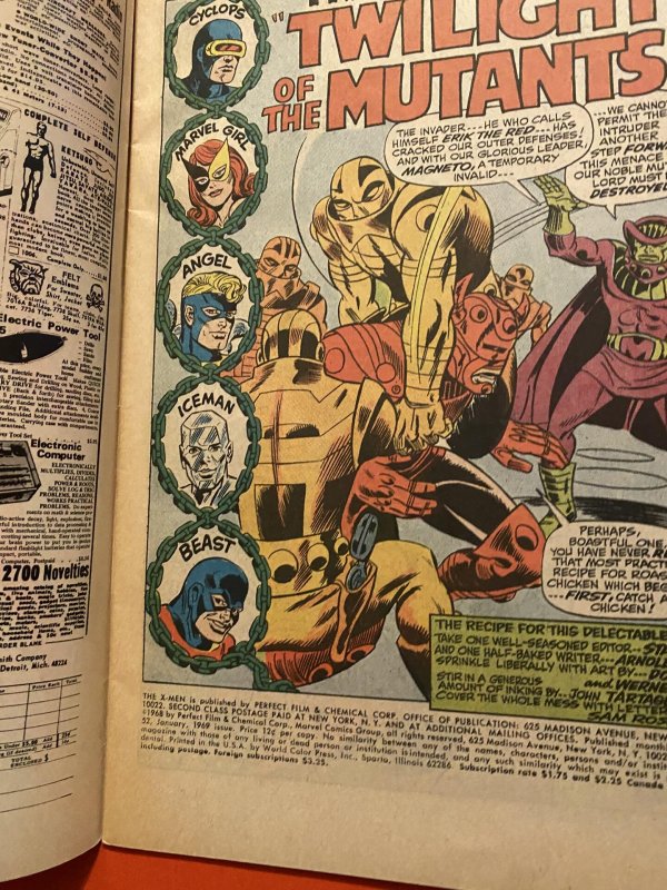 The X-Men #52 (1969) twilight of the mutants