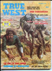 True West 12/1970-Gary Van Ilg cover art-The Virginian-Gary Cooper-pulp thril...