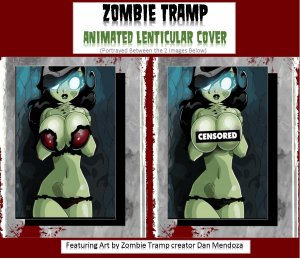 ZOMBIE TRAMP 56B (2022) Dan Mendoza - Limited Edition - LENTICULAR Cover