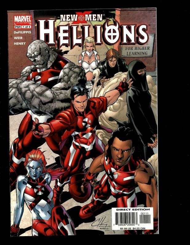 Lot Of 9 Marvel Comics Sentinel # 1 2 3 4 5 Hellions # 1 2 3 4 X-Men Dust EK10