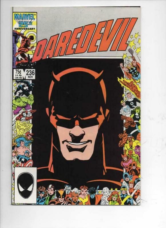 DAREDEVIL #236 NM-  Murdock, Barry Smith, 1964 1986, more Marvel in store