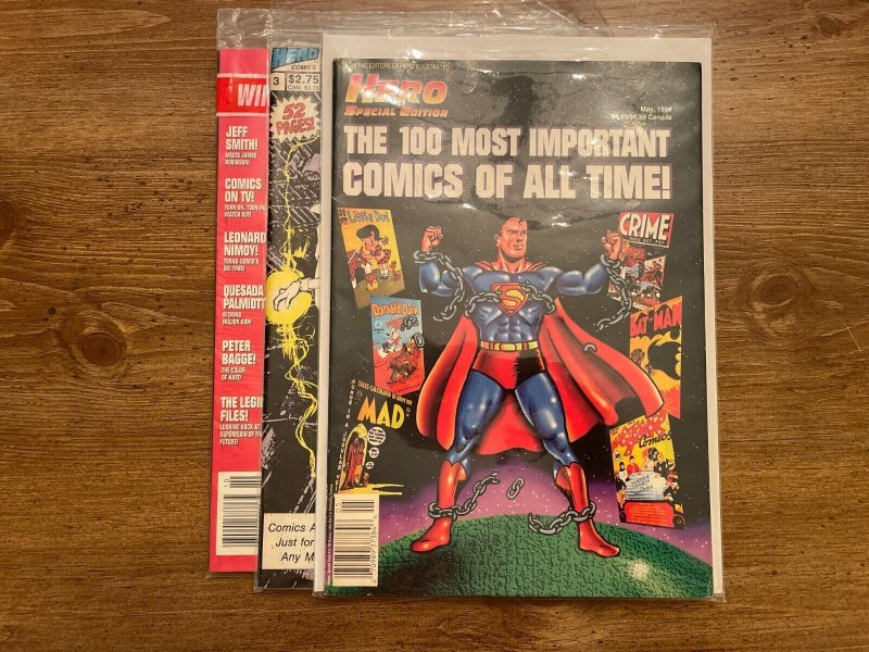 3 Hero Comic Books Special Edition + Flare 3 + Illustrated SEALED J937