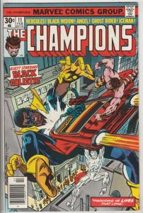 Champions, The #11 (Oct-76) NM- High-Grade Ghost Rider, Hercules, Black Widow...