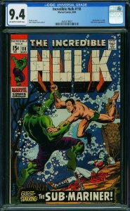Incredible Hulk #118 (1969) CGC 9.4 NM