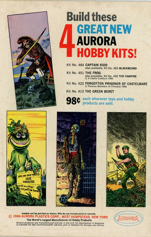 Our Army at War 173 VG/F 1966 Sgt. Rock