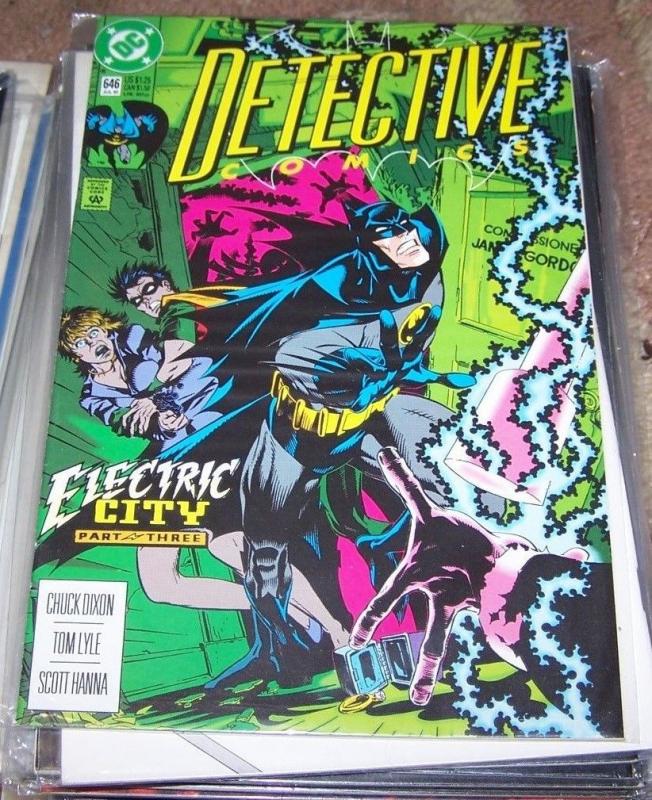 DETECTIVE COMICS  # 646 BATMAN   1992 DC  ROBIN  DC  GALVAN GOTHAM  