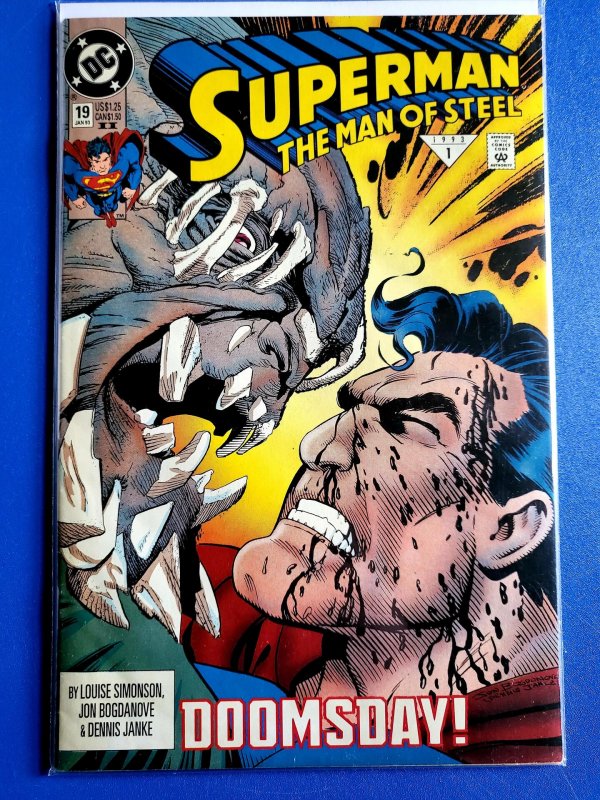 Superman: The Man of Steel #19 (1993) 2nd printing