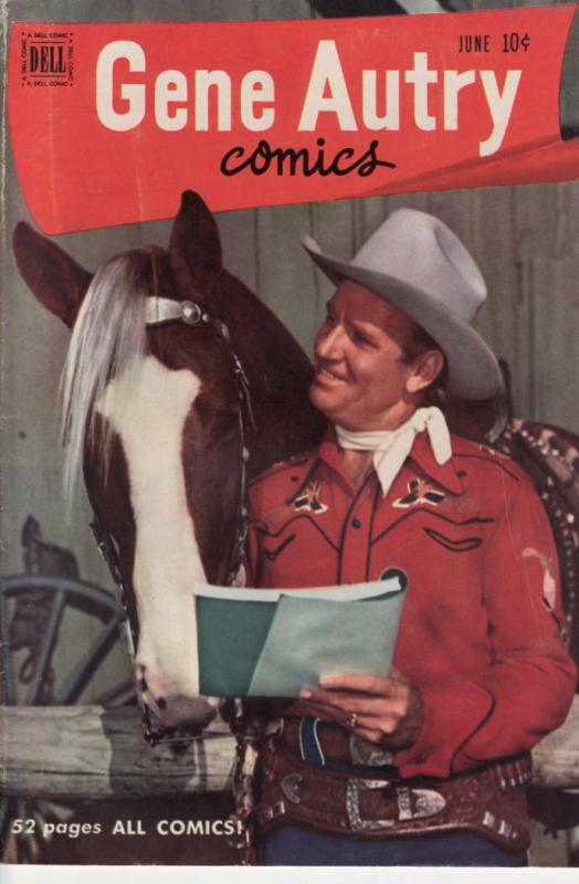 GENE AUTRY #52 JESSE MARSH ART 1951 EGYPTIAN COLLECTION FN