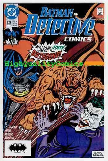 DETECTIVE #623, Batman, NM, 1990, Joker, Bathound, D Sprang, more BM in store