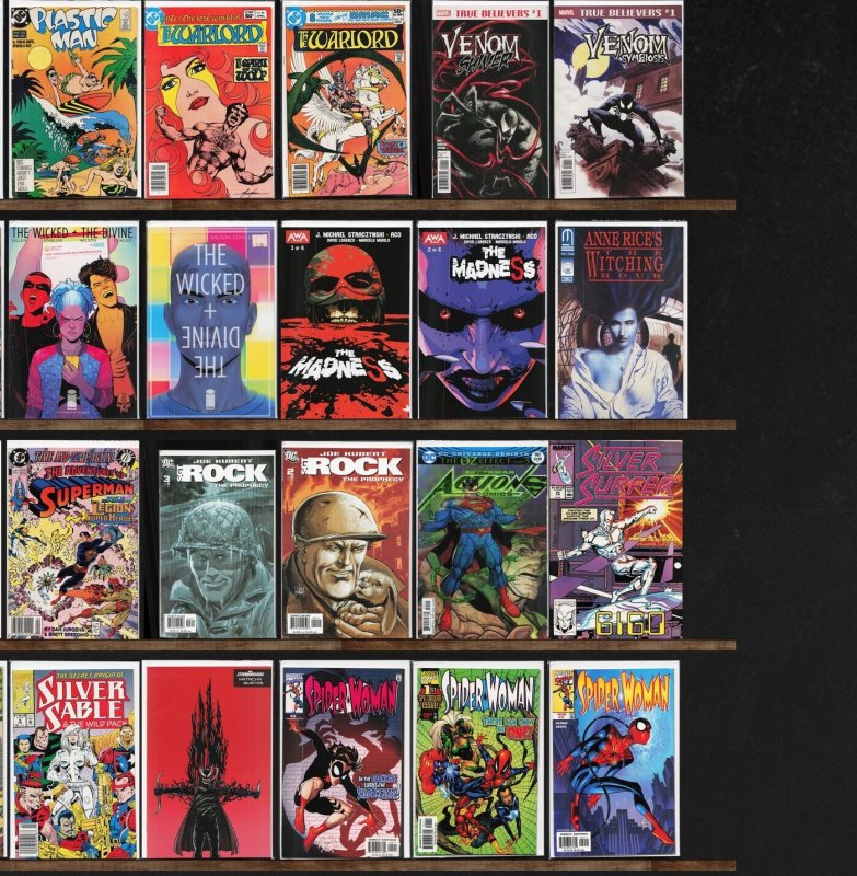 Huge Lot 130+ Comics with Fantastic Four, The Mighty Thor & More!