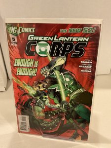 Green Lantern Corps #5  9.0 (our highest grade)  New 52!  2012