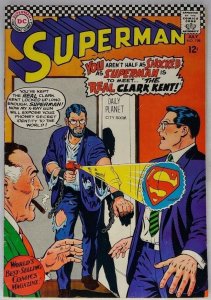 Superman 198 DC 1967 VG/FN 5.0 Real Clark Kent X-Ray Gun Cover