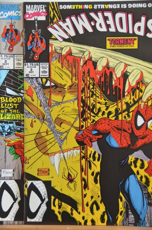 Spider-Man #2, #3 (1990) Two Book Lot !!