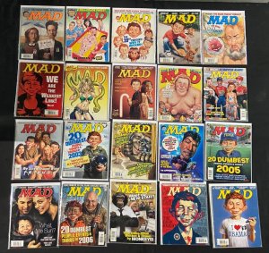 HUGE MAD 64 MAGAZINE LOT VARIOUS CONDITIONS
