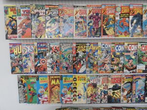 Huge Lot 150+ Silver/Bronze Comics W/ Daredevil, Hulk, +More! See desc
