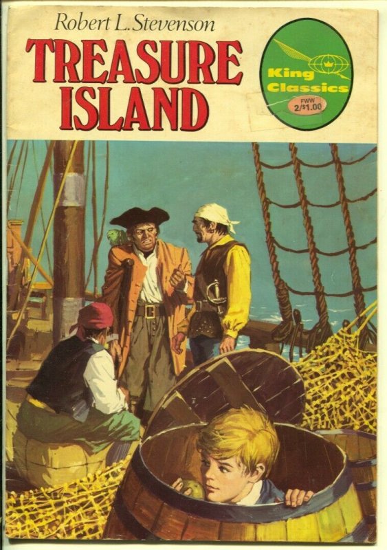 King Classics Treasure Island-1977-Robert Louis Stevenson-published in Spain ...