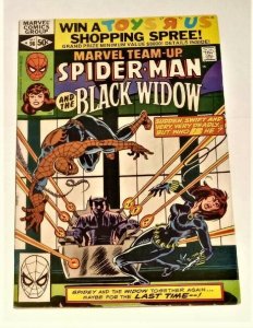 MARVEL TEAM-UP #98 (1980) Spider-Man & Black Widow VF- Non-Stock Photo