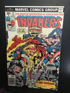 The Invaders #12 (1977) high-grade first Spitfire key! NM- Wow