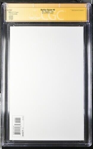 Harley Quinn (2014) # 0 (CGC 9.8 SS) Signed & Sketch Tim Vigil * DC Comics