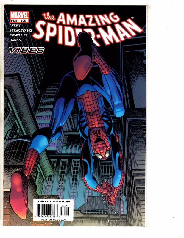 5 Amazing Spider-Man Marvel Comic Books # 228 277 375 504 505 Goblin Venom J261