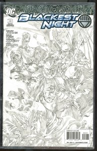 Blackest Night #3 Sketch Cover (2009) Black Lantern Corps