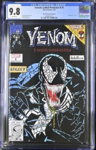 Venom Lethal Protector II #1 2023 CGC 9.8 Shattered Comics Variant B Black