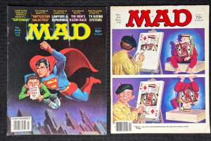 1979 MAD Magazine #208 & 211 VG/VG+ Alfred E Newman / Superman LOT of 2