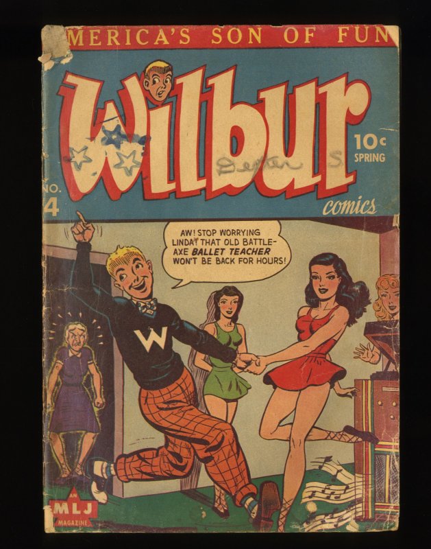 Wilbur Comics #4 GD+ 2.5